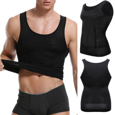 SLIMBELLE Heren Compressie Shirt Afslanken Body Shaper