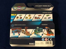 MICRO MACHINES SERIES 1 RACE TEAM #3 RARE CHROME CHASE GT-7 & TRANSPORTER NEW