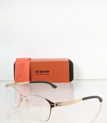 NEW IC! BERLIN SUE R. M1467 032 EYEGLASSES GOLD EYEWEAR IC! Berlin SUE R. M1467 032 Rose Gold Warm Grey 55mm  main image 3