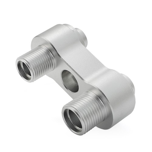 Aluminum For LS GM R4 AC Compressor Straight Adapter Fitting Rebuild Adapter Kit - Picture 7 of 11