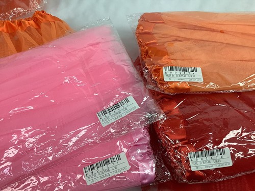 7 Toddler Tutus Orange Pink Red New PGE240816/EB2 - Picture 3 of 6