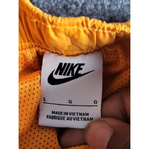 Nike Sportswear Big Kids Athletic Shorts Big Logo Activewear Boys Sz L Orange - Picture 3 of 10