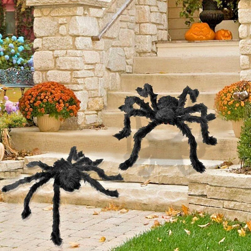 Giant Spider Web Halloween Party Decorations Haunted House Outdoor