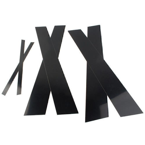 6 Pcs New Door Trim Cover Kit Black Pillar Posts For Honda Civic 2006-11 (4dr) - Picture 6 of 9