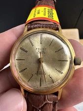 POLJOT de luxe Automatic mechanical  29 Jevels USSR gold plated  mens watch USSR