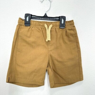 Sovereign Code Boys Size 5 Shorts Brown Tan Khaki Pull On Shorts Casual Summer