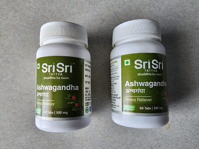 Sri Sri Ashwagandha - 500mg 60 Tablet  (2 Packs)