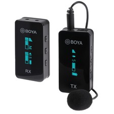 BOYA Wireless Lavalier Microphone 2.4GHz for DSLR Mirrorless Camera Smartphone