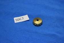 Used Getzen 300 Trumpet Brass lacquer piston valve casing Lower/Bottom cap 5DCJ