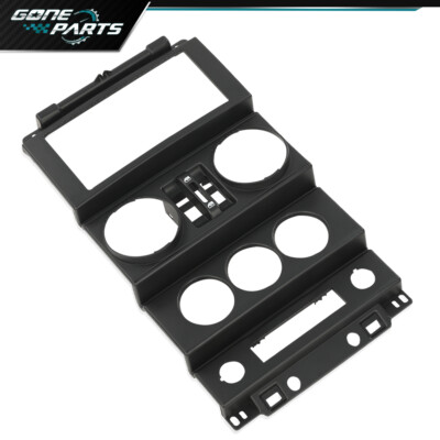 Panel Dash Center Bezel Instrument Trim Fit For 2007-2010 Jeep Wrangler