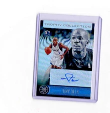 2020-21 Panini Illusions - Trophy Collection Signatures #TC-TDE Tony Delk (AU)