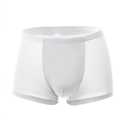 Men Breathable Ice Silk Briefs Bulge Pouch Smooth Shorts Swim Trunks Underwear * - Picture 12 of 17