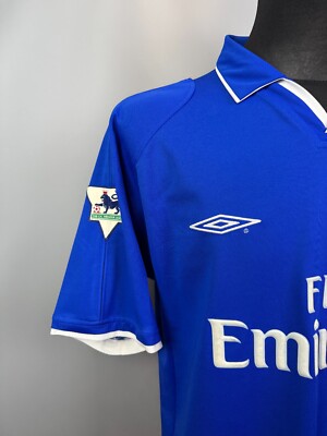 CHELSEA 2001 2003 ZOLA HOME SHIRT FOOTBALL SOCCER JERSEY UMBRO