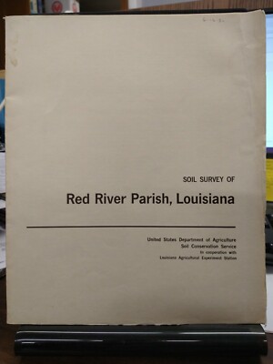 Soil Survey Red River Parish, LA USDA SCS LA Ag Experiment Sta 1971 PB G+ 211208