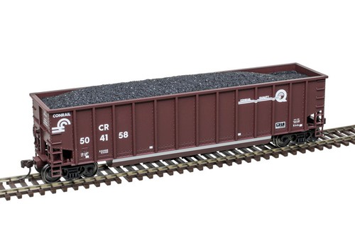 Atlas ~ Escala HO ~ Coche góndola tolva de carbón de aluminio ~ Conrail #504158 ~ 20007713 | Condition: New