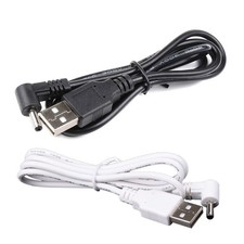 USB to for DC 5V Power Cable 1m Elbow Jack for DC 3.5x1.35mm to USB Connector Co