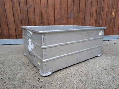 Zarges Transport Box Aluminum Vintage Retro Transport Crate Loft Trunk