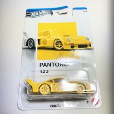 2026 Hot Wheels Silver Series Yellow Porsche 934/5 Pantone Metal Base 6/6 Nice