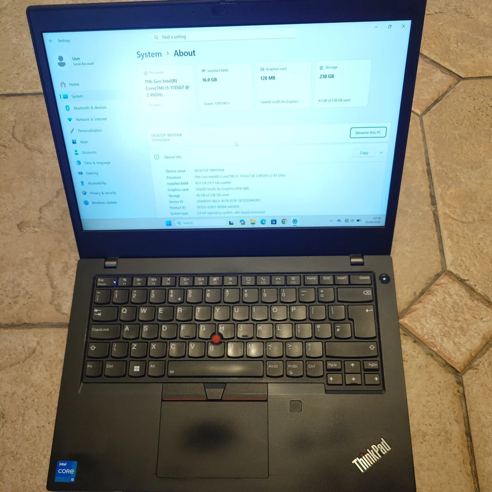 Lenovo ThinkPad L14 G2 · i5-1135G7 · 16GB · 256GB, photo 1 of 5
