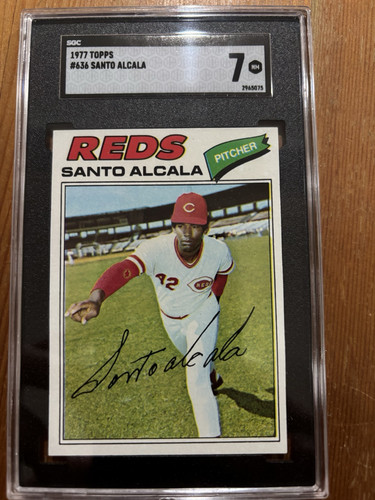 1977 Topps - #636 Santo Alcala SGC 7