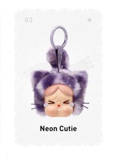 Authentic POP MART Wild But Cutie Series Vinyl Plush Pendant - Neon Cutie