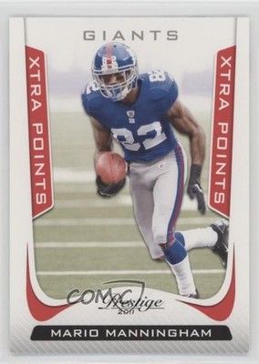 2011 Panini Prestige Xtra Points Red 9/100 Mario Manningham #133 0l2