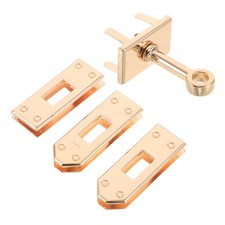 5 Sets Handbag Lock Clasp: Metal Turn Lock Buckle - Secure Purse Closure