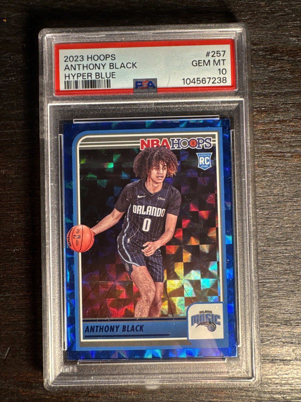 2023-24 Panini NBA Hoops - Rookies Anthony Black #257 Hyper Blue (RC)
