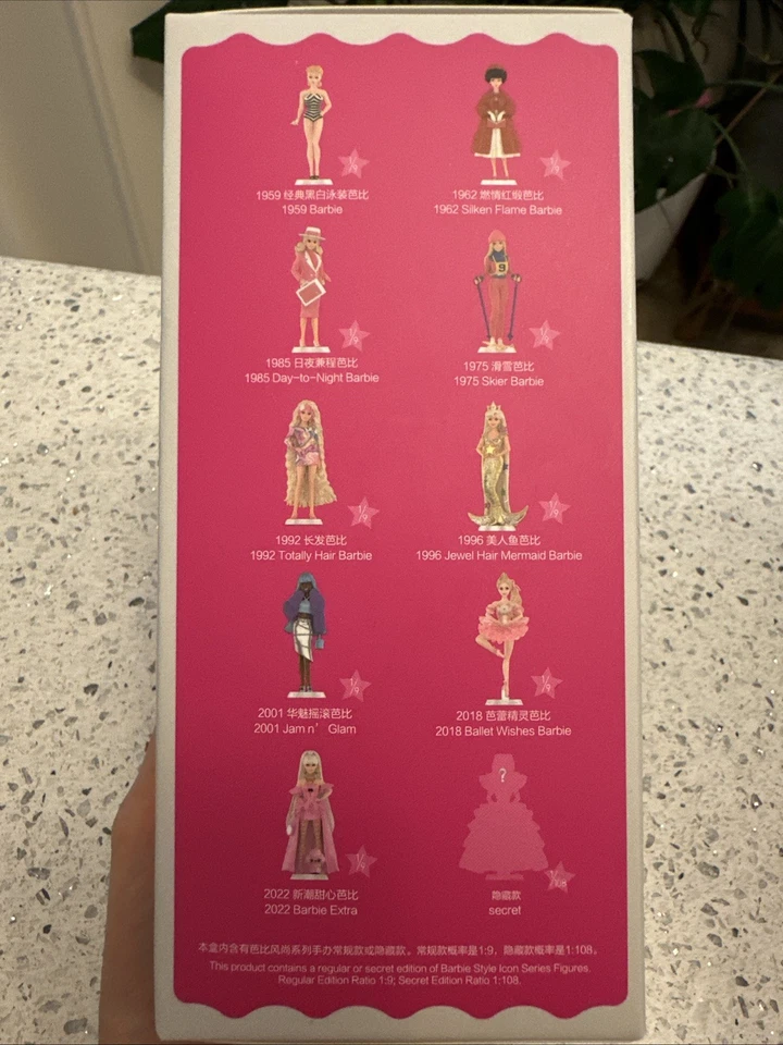 Auténtico Pop Mart Popmart Barbie Estilo Icono Nuevo Caja Ciega Sin Abrir Foto 3 de 4