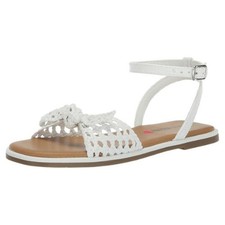 Steve Madden Girl's Meris Sandal Size 1M WHITE