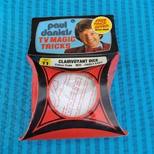 Paul Daniels Tv Magic Trick No 11 Clairvoyant Dice 1979