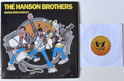 THE HANSON BROTHERS  Gross Misconduct  + 7  45 * ATR 116 * PUNK * RAMONES