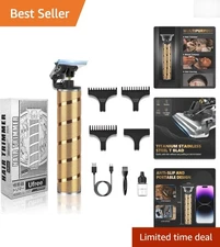 Compact Electric Razor with Lithium-Ion Battery - Ultimate Grooming Tool for Men