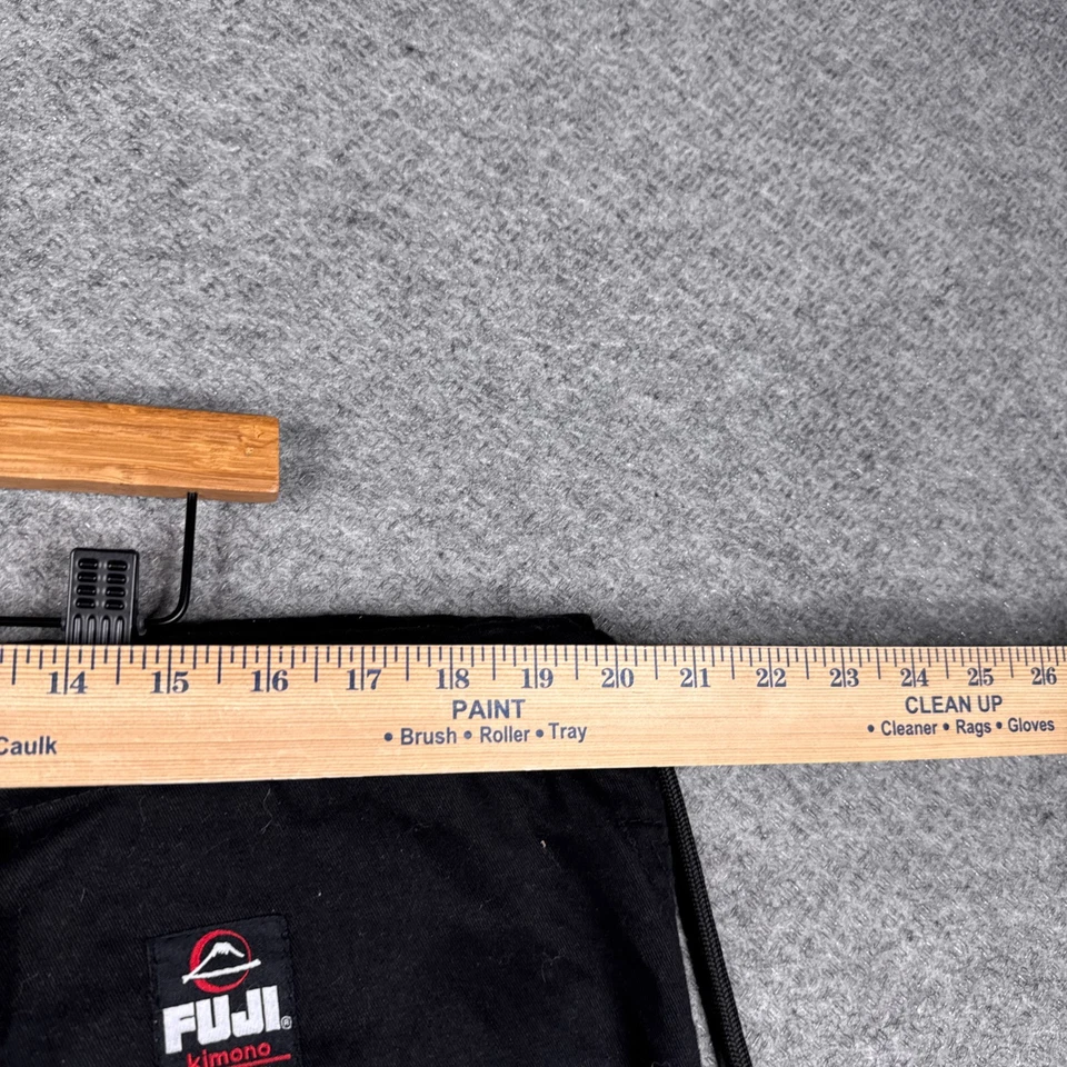 Fuji Kimono Jiu Jitsu Mens A3 Martial Arts Pants Only Black - Image 3 of 4