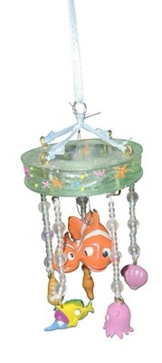Rare Disney Store Finding Nemo Mobile Christmas Ornament Nemo Dory Pearl