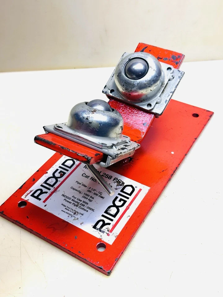 RIDGID 60002  2-1/2" - 12" Ball Transfer Pipe Support For 258 Power Pipe Cutters - Image 3 of 4