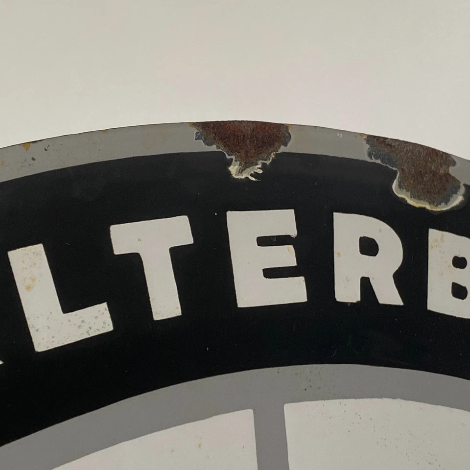 Mercedes-Benz Enamel Sign - Ø 50cm (19.7") - Nice Garage Vintage Service Signage - Image 2 of 4