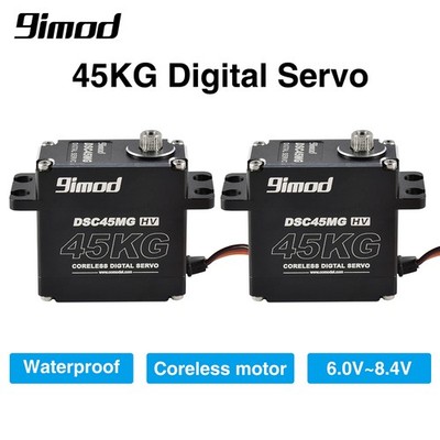2x 9imod 45KG Metal Gear HV Coreless Digital Servo for RC Car Boat Robot DIY