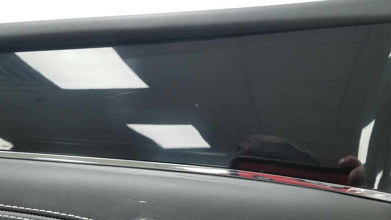 17 BENTLEY BENTAYGA INTERIOR DOOR TRIM PANEL FRONT LEFT DRIVER WHITE AND BLACK