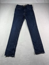 VINTAGE Levis 510 Jeans Mens 30x30 Blue Super Skinny Straight Dark Wash Denim