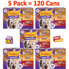 120 Cans / 5 Pack - Friskies® Adult Cat Wet Food - Variety Pack, 132 OZ 1.70 per gallon