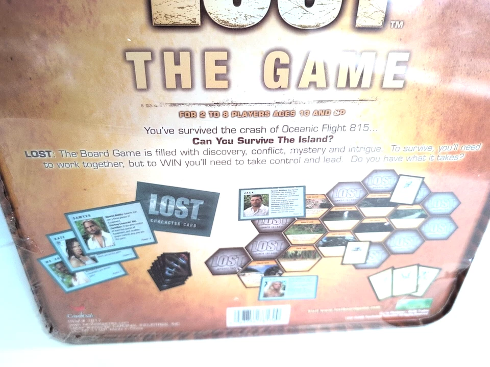 LOST, THE GAME  2006 CARDINAL INDUSTRIES Collector's Tin Edition  New In Plastic - Image 3 of 4