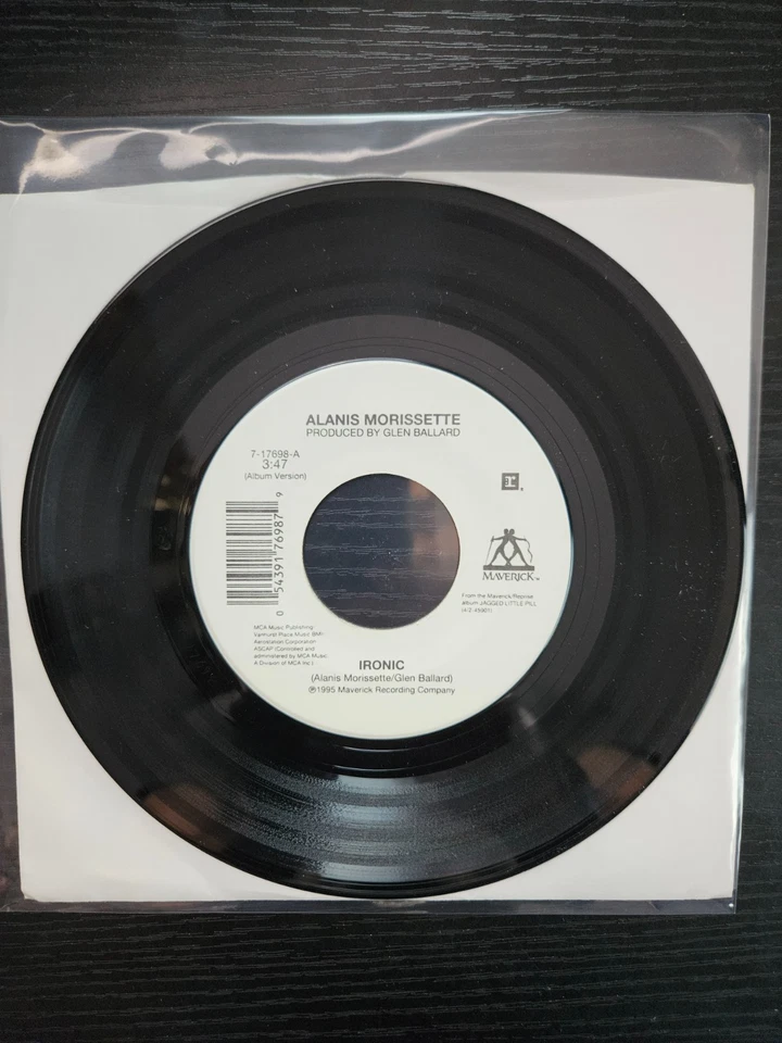 Alanis Morissette, Ironic / Forgiven, 45 single Foto 3 de 4