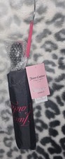 Juicy Couture Automatic Travel Umbrella With Case Red Black Grey NWT Viral