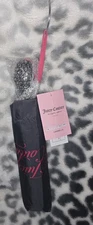 Juicy Couture Automatic Travel Umbrella With Case Red Black Grey NWT Viral