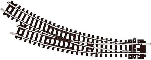 Peco Code 80 Right Hand Curved Turnout - N Scale Nickel Silver Model Train