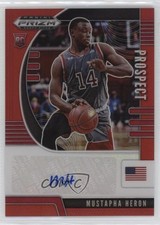 2020 Panini Prizm Draft Picks Prospect Red /199 Mustapha Heron #PA-MU Auto 0z0v