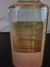 Bath  Body Works Midsummer Dream Shower Gel with Aloe  Vitamin E 10oz