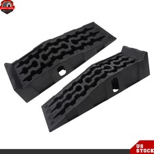 2 Pack Heavy Duty Car Ramps 16000lbs For Oil Changes 8.5 High Lift Service Ramp