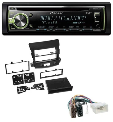 Pioneer DAB USB MP3 AUX CD Autoradio für Citroen C-Crosser Mitsubishi Outlander - Bild 1 von 4